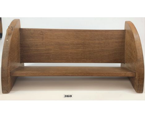 Mouseman book trough  18” long x 8” deep
