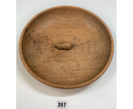 Mouseman fruit bowl 11” diameter