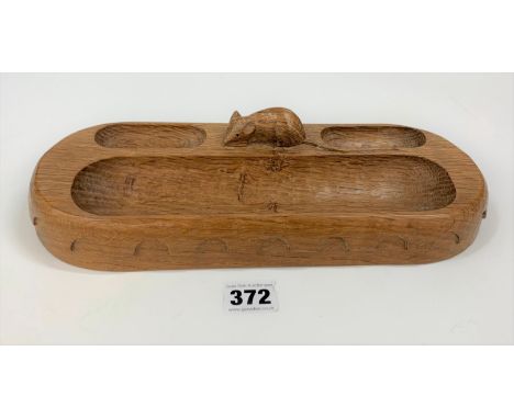 Mouseman pen tray 12” long x 4.5” wide