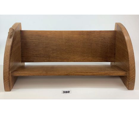 Mouseman book trough  18” long x 8” deep