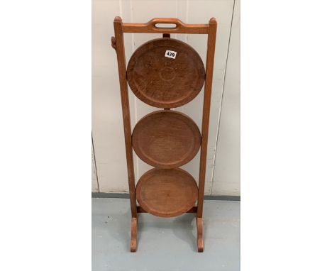 Beaverman folding 3 tier cake stand 36.5”h x 9.5” tray diameter