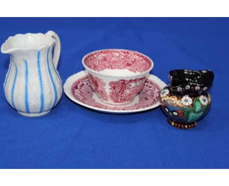 LOT OF COMMEMORATIVE CUPS AND PLATES 
including Masons part tea service 