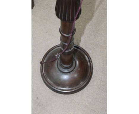 MAHOGANY STANDARD LAMP