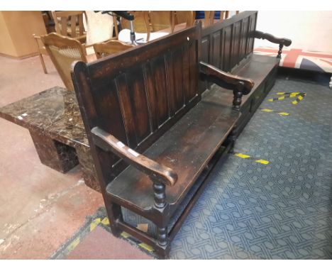 19TH CENTURY OAK BENCH