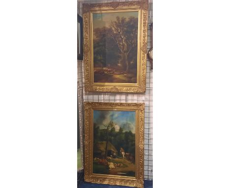 TWO SIGNED OILS ON CANVAS - DIMA. K