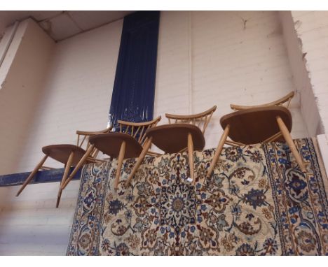 SET OF 4 ERCOL CHAIRS