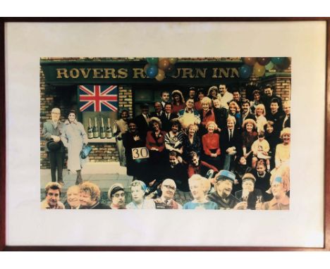TONY WARREN CORONATION ST COLLECTION FOR BURY HOSPICE - PETER BLAKE SIGNED PRINT. A limited edition, hand signed and numbered