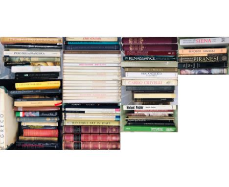 ART REFERENCE/ANTIQUARIAN BOOKS - RENAISSANCE ART. Approx 80 assorted titles generally focusing on Renaissance period art. To