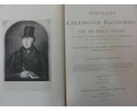 The Horse, 9 volumes, its treatment in health and disease by Professor J Wortley-Axe 1906 and 4 volumes of Portraits of Celeb