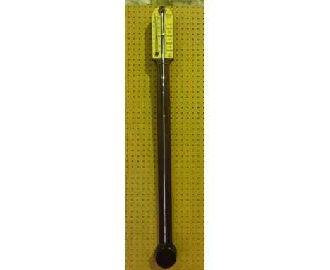 A simple stick barometer by F C Comitti & Son of London