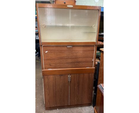 VINTAGE MID 20TH CENTURY EAST HAM KITCHEN LARDER CUPBOARD H.175, W.90, D.40CM APPROX 