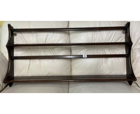 ERCOL DARK ELM DELFT PLATE RACK