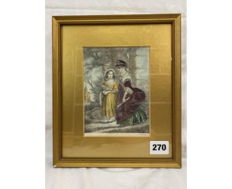BAXTER TYPE PRINT SIGNED BOTTOM RIGHT BAXTER PATENT OIL PRINTING 11 NORTHAMPTON SQUARE PRE 1951