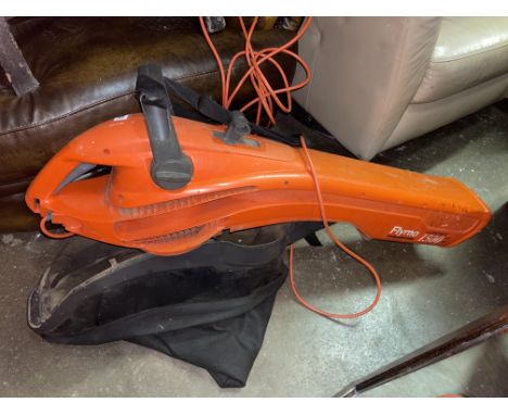 FLYMO LEAFBLOWER AND SELECTION OF GARDEN TOOLS 