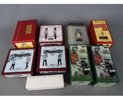 Britains - Nine boxed figures predominately by Britains from various ranges. Lot includes 'World War II Leaders' - #17275 Ger