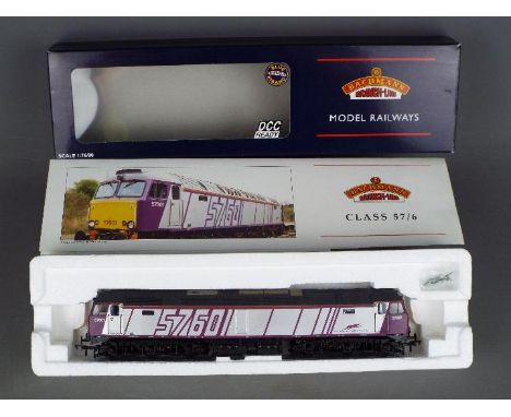 Bachmann - A boxed Bachmann DCC READY OO gauge #32-750K Class 57 Diesel Locomotive Op.No.57601 'Porterbrook' Exclusive to Bac