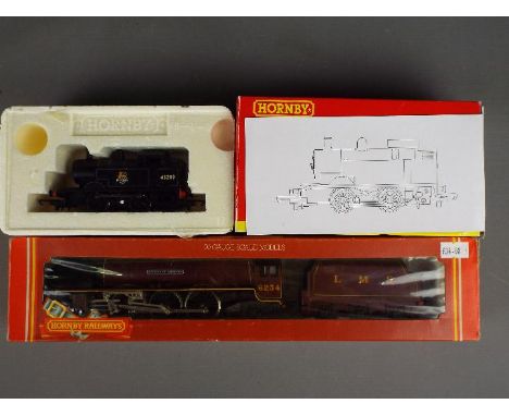 Hornby - Two boxed OO gauge Steam Locomotives. Lot consists of R2877 0-4-0 Tank Engine Op.No. 43209 in BR Black Livery - Horn