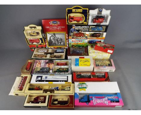 Corgi, Lledo, Matchbox, EFE and others - Over 20 boxed diecast vehicles in various scales predominately by Lledo including so