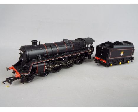 Bachmann - An unboxed Bachmann OO gauge 4-6-0 SMT Steam Locomotive and Tender Op.No.73082 in BR blck livery. Model appear to 