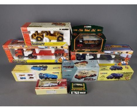 Joal, Corgi, Lledo - Nine boxed diecast vehicles in various scales. Lot includes Joal #337 Volvo FH12-420 Globetrotter - Wynn