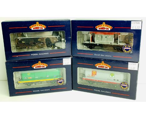Bachmann OO Gauge Rake of 4x Modern Image Wagons inc Petrol Tankers All Boxed