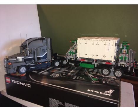 Lego Technic Mack Anthem 42078 built with box and instructions CONDITION REPORT: The item is built and is complete