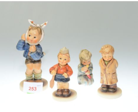 A group of four Goebel "Hummel" figures