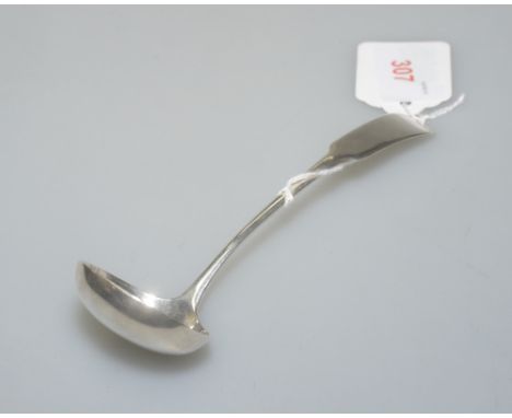 A George III silver toddy ladle, Edinburgh 1814, bears makers mark C.D.  approx weight 0.9 troy ounces