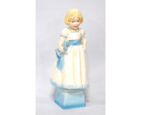 Royal Worcester Bone China figure, 'Monday's Child', modelled by Freda Doughty, no. 3257, 17cm high. Condition Report Good co