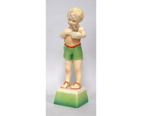 Royal Worcester Bone China figure, 'Friday's Child', modelled by Freda Doughty, no. 3261, 18cm high. Condition Report Good co