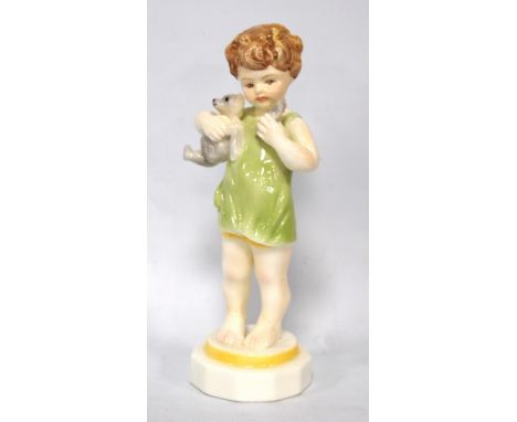 Royal Worcester Bone China figure, 'Wednesday's Child', modelled by Freda Doughty, no. 3259, 18cm high. Condition Report Good