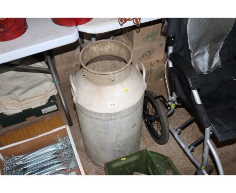 A Seamans Cream Dairy Ltd. milk churn