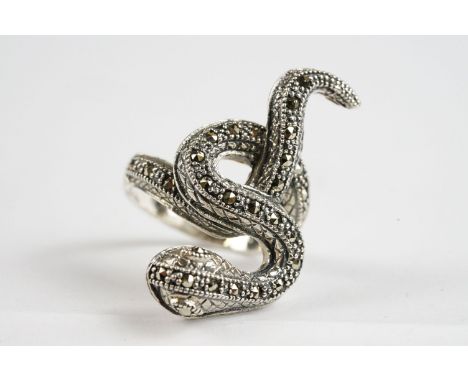 Silver Snake Ring 