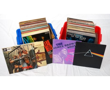 COLLECTION OF LP VINYL RECORDSBlues, Jazz, Soul and Rock, includes 'The James Brown Show' 1962 and 'Papa's got a brand new ba