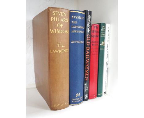 SMALL COLLECTION OF BOOKScomprising 'Seven Pillars of Wisdom' T.E.Lawrence 1935, Jonathan Cape; 'The Letters of T.E.Lawrence'