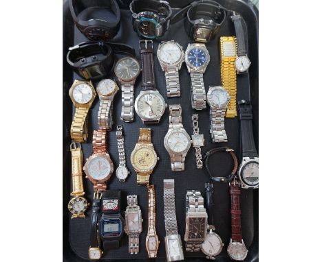 SELECTION OF LADIES AND GENTLEMEN'S WRISTWATCHESincluding Casio, Seiko, Michael Kors, Sekonda, Rotary, Pulsar, DKNY, Fossil, 