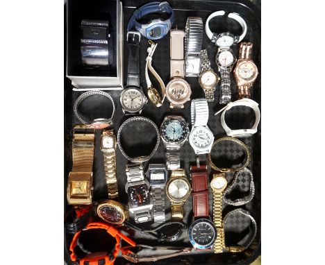 SELECTION OF LADIES AND GENTLEMEN'S WRISTWATCHESincluding Red Herring (boxed), Replica Cartier, Ben Sherman, Timex, Rotary, C