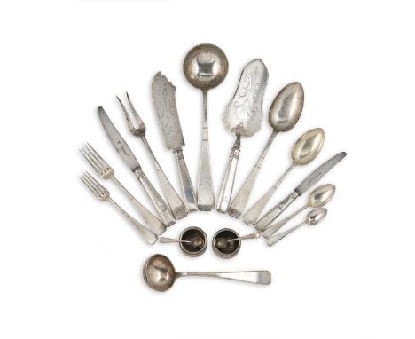 An 90-piece set of early 20th century Austro-Hungarian metalwares silver cutlery and flatware, mark of Josef Zemen, Vienna, 3