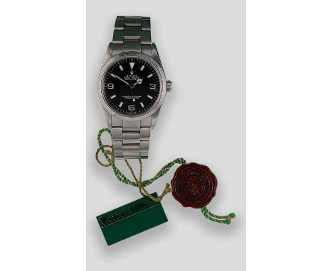 Rolex - A steel 'Oyster Perpetual Explorer 36' wristwatch,  circa 2001, model number 114270, serial number K429729, circular 