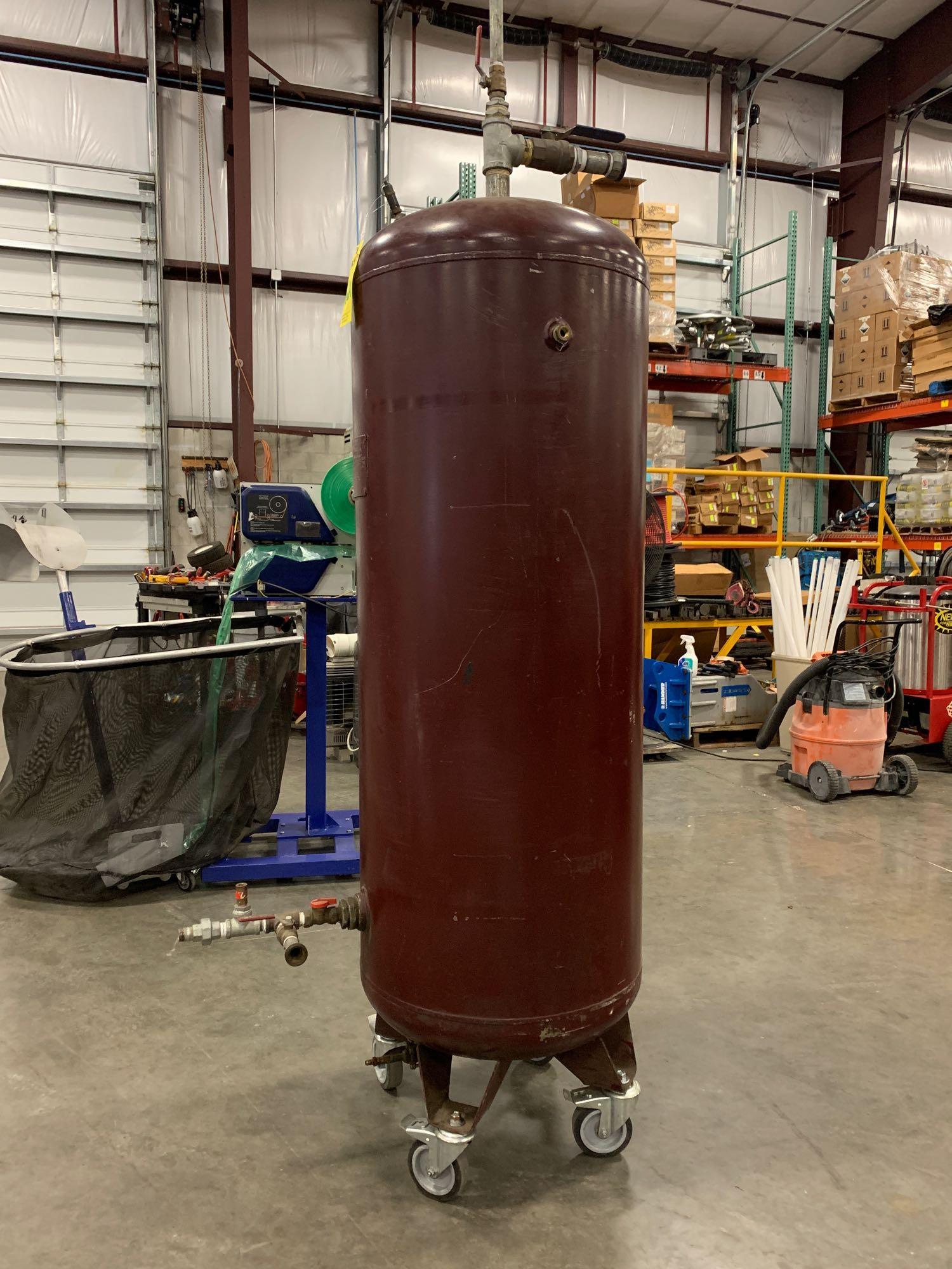 120 GALLON RECEIVING AIR COMPRESSOR TANK