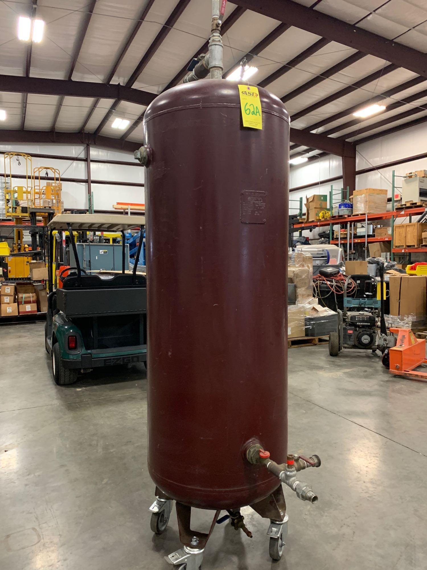 120 GALLON RECEIVING AIR COMPRESSOR TANK