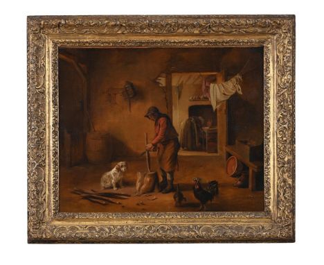 ATTRIBUTED TO EDMUND BRISTOW (BRITISH 1787-1876)WHITTLING A STICK Oil on canvas48.5 x 60cm (19 x 23½ in.)Provenance:Arthur Ac