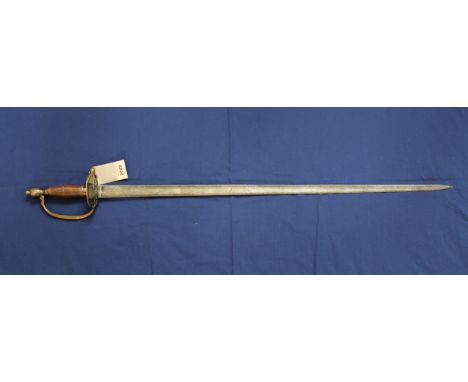 A British model 1796 Infantry Officers sword (no scabbard and folding hilt section missing)