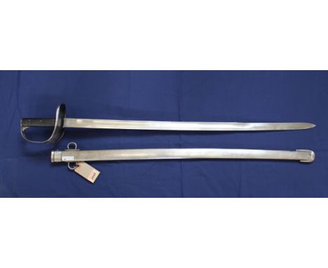 A British 'style' model 1885/90 Cavalry Troopers sword with scabbard