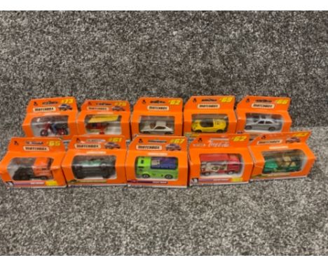 Matchbox Mattel Wheels 1999 range die cast cars all boxed x10
