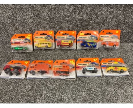 Matchbox Mattel Wheels 1997 range die cast cars all boxed x10