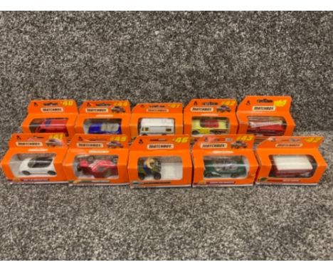 Matchbox Mattel Wheels 1999 range die cast cars all boxed x10