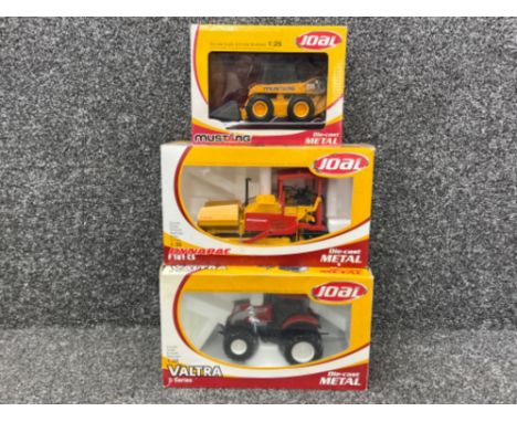 JOAL die cast metal vehicles including Ref 174 tractor, Ref 288 Paver and Ref 2005jo all in original boxes
