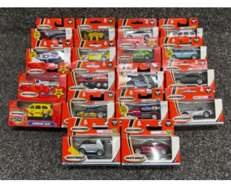 Matchbox Mattel wheels die cast vehicles. Various numbers between 51-74 and 50 year collection. All in original boxes