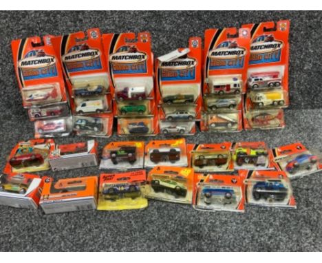 Matchbox Hero City Collection, Mattel Wheels and another Matchbox die cast cars qty